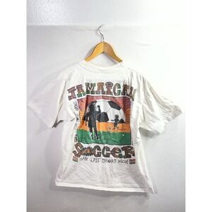 VTG Jamaican Soccer Cyrk Jah Irie Sport Mon Jamaica Shirt L '90s FLAWED But RARE